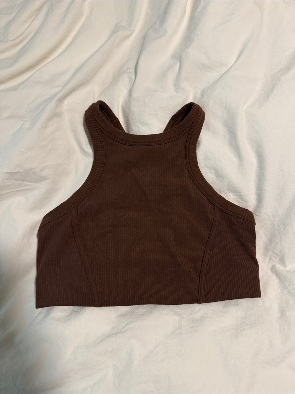 Lululemon Chocolate Brown crop top
